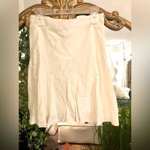 Banana Republic Cream A-Line Skirt